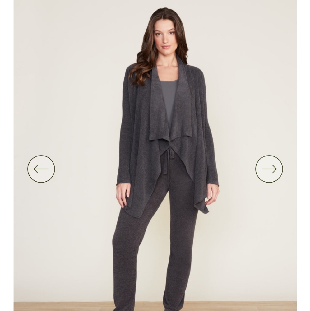 Barefoot Dreams Black Bamboo Cardigan